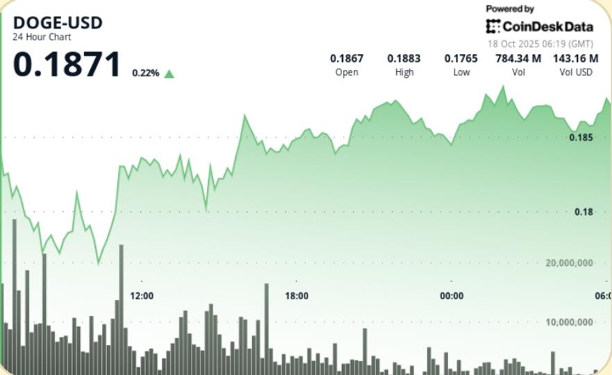Dogecoin finds support after sell-off due to tariffs